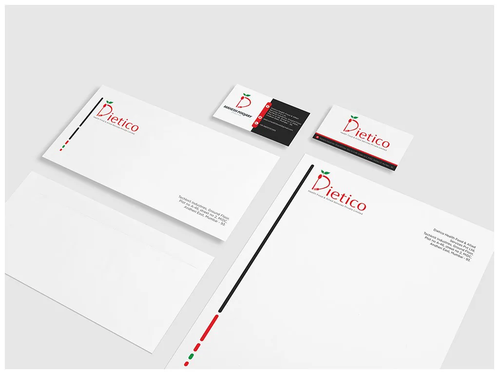 Dietico hospitality brand design and website