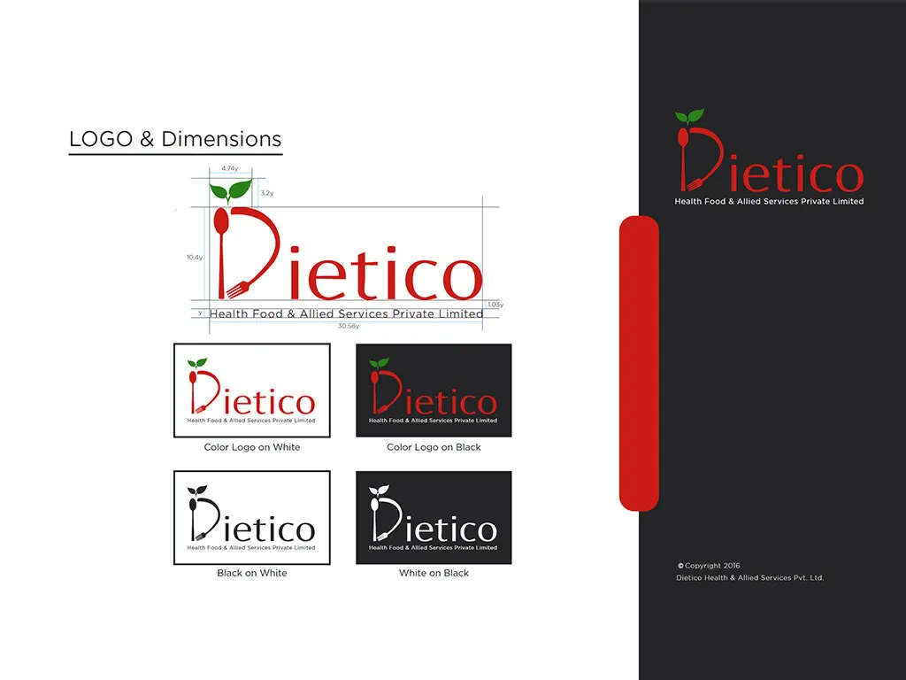 Dietico hospitality brand design and website