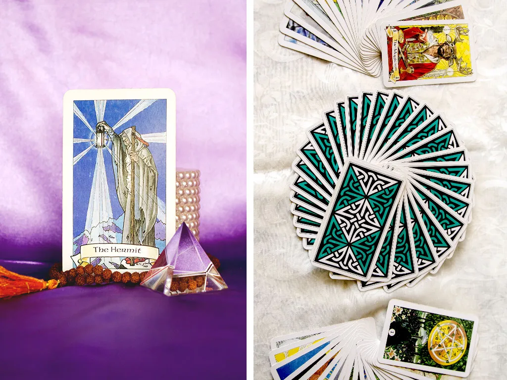 Tarot Encounters - Tarot Reading ecommerce website - Card Photography