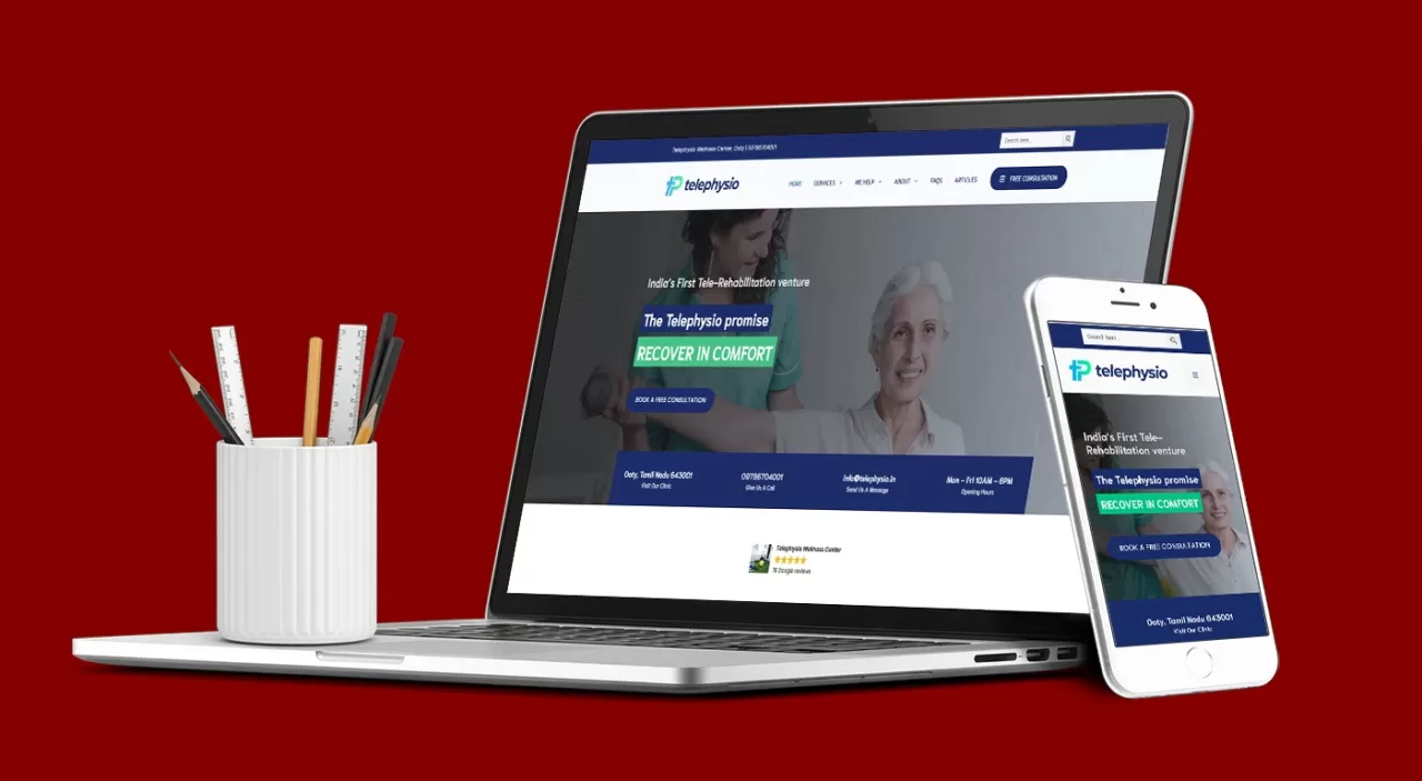 TelePhysio.in Website
